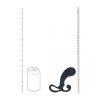Bulb with Loop Silicone Prostate Massager - L - Black